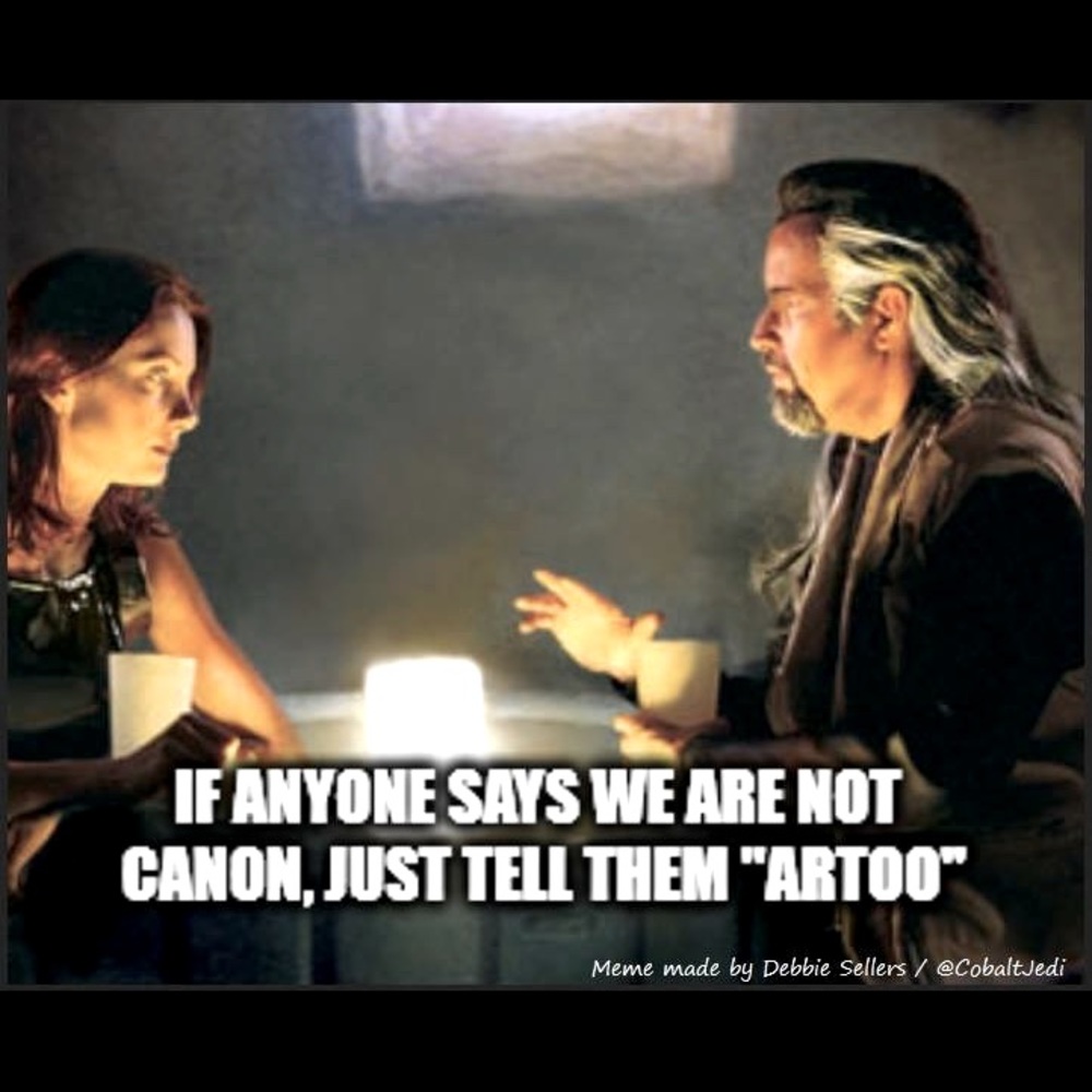 Star Wars autographed magnet w Mcrandle/Zahn